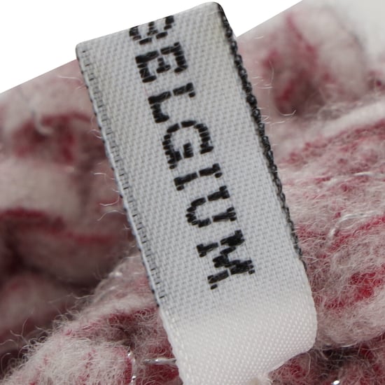 Ann Demeulemeester Kabelgebreide coltrui van roze wol - Image 6