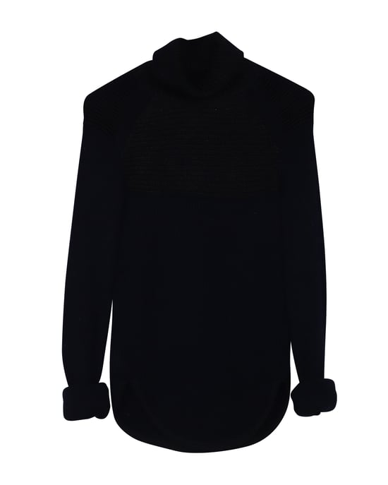 Isabel Marant Stretchig Tröja i Marinblå Ull - Image 5