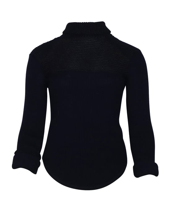Isabel Marant Stretchig Tröja i Marinblå Ull - Image 6