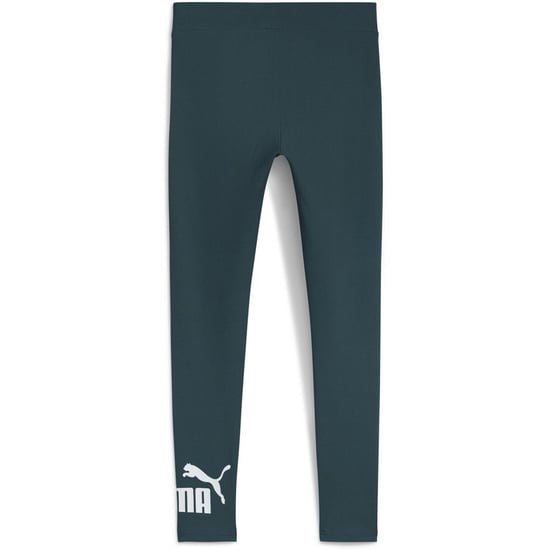 Women's Puma No. 1 Logo Leggings in Green Terrain - Image 2