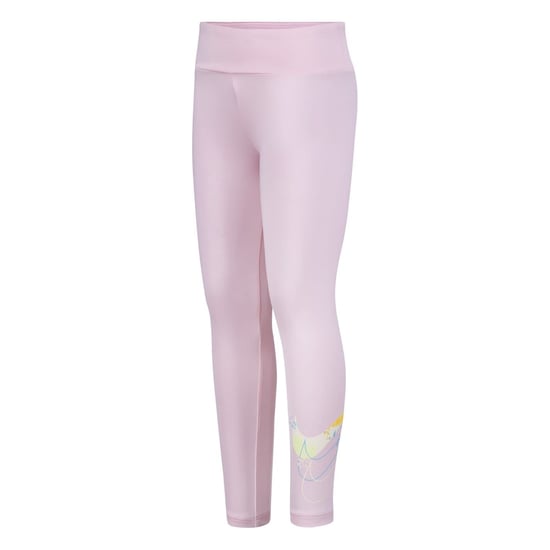 Girls Nike Just DIY Solid Patterned Shapewear Leggings in Nike Pink Bloom - Image 1