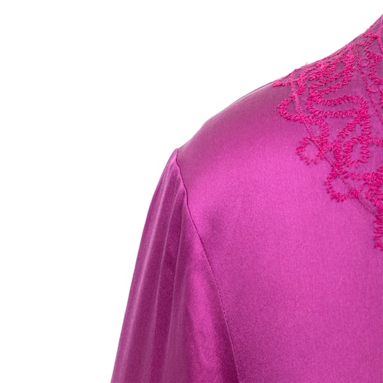 Geborduurde lange jurk van Yves Saint Laurent - jaren '10 - Image 6
