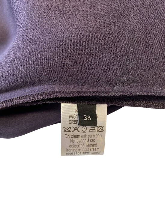 Joseph Cowl Neck Crepe Klänning i Lila Acetat - Image 3