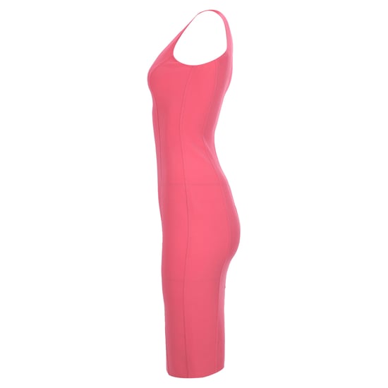 Michael Kors Ärmlös Midi Bodycon-klänning i Rosa Ull - Image 2
