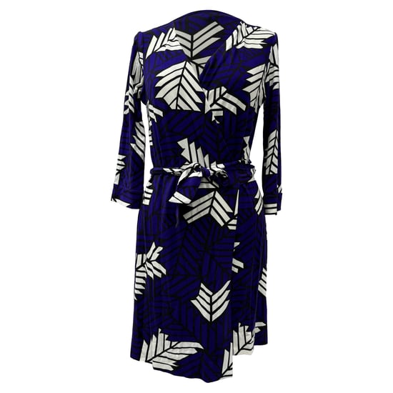 Diane Von Furstenberg nieuwe Julian wikkeljurk in paarse viscose - Image 1