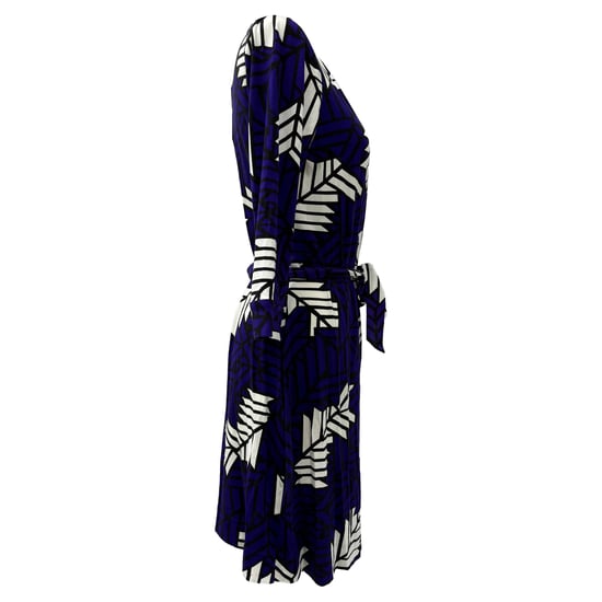 Diane Von Furstenberg nieuwe Julian wikkeljurk in paarse viscose - Image 2