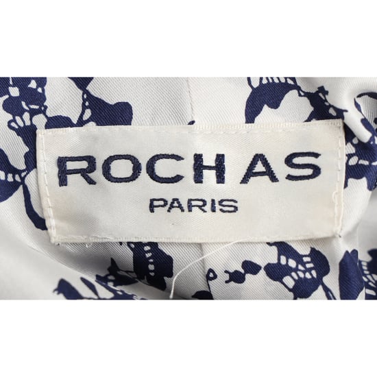 Rochas Embellished Blazer in Navy Blue Polyester - Image 4