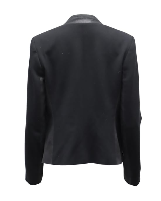 Theory Kraglös Kavaj i Svart Polyester - Image 3