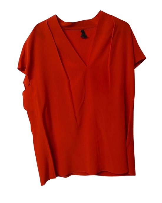 Escada Rutigt Byxset med Blus - Image 1