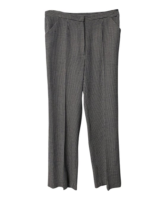 Escada Rutigt Byxset med Blus - Image 4