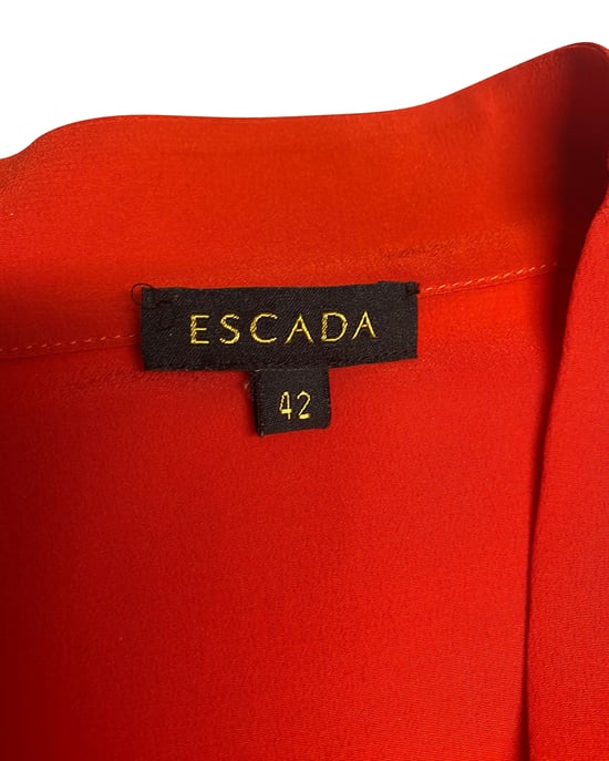 Escada Rutigt Byxset med Blus - Image 6