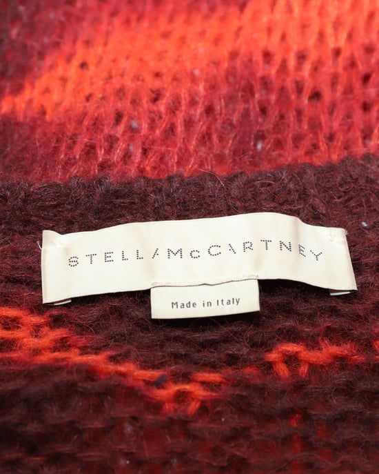 Stella McCartney tie-dye trui van rode alpacawol - Image 5