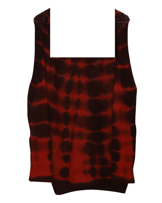 Stella McCartney tie-dye trui van rode alpacawol - Image 6