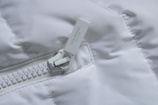 Thom Browne, vadderad väst i vitt - Image 5