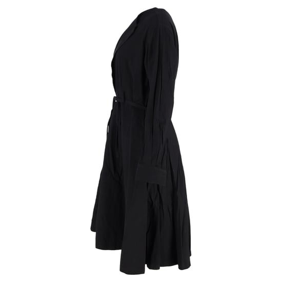 Yohji Yamamoto omlottklänning i svart bomull - Image 2