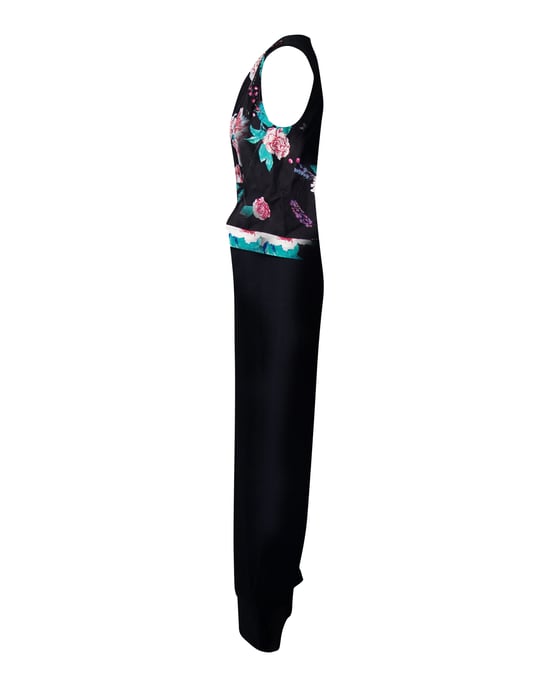 Diane Von Furstenberg Vivian jumpsuit in zwart triacetaat - Image 2