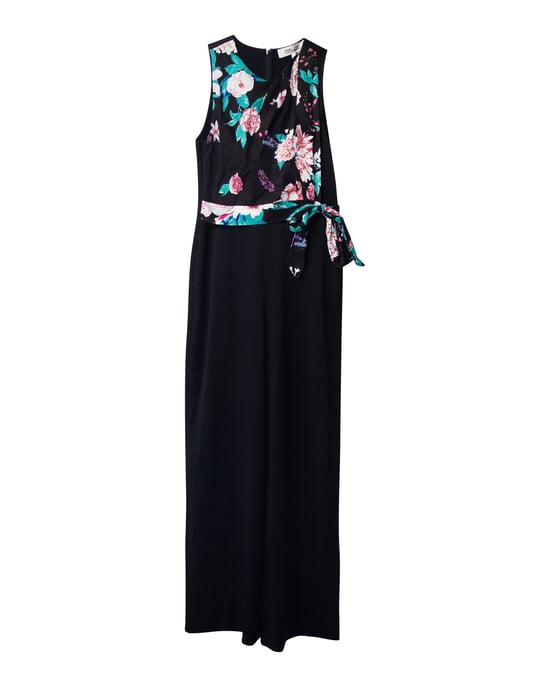 Diane Von Furstenberg Vivian jumpsuit in zwart triacetaat - Image 4