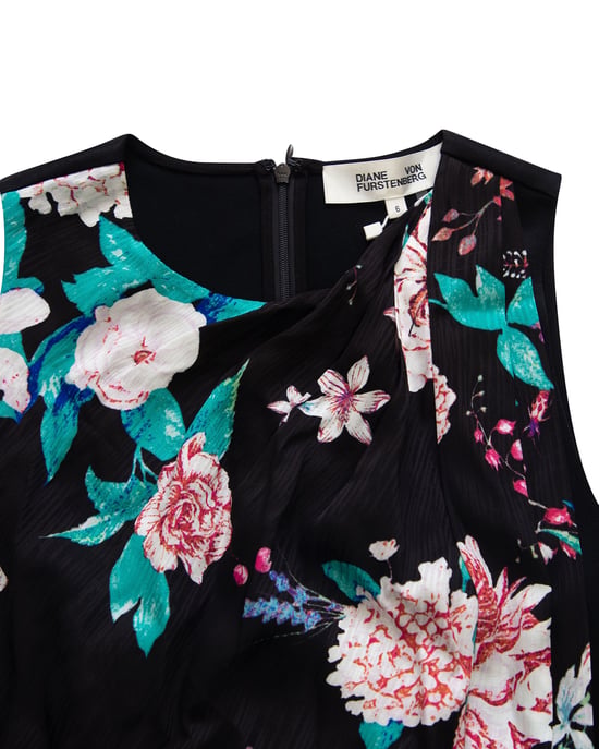 Diane Von Furstenberg Vivian jumpsuit in zwart triacetaat - Image 6