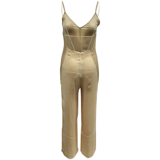 Ba&Sh Chiva mouwloze jumpsuit in beige cupro - Image 3