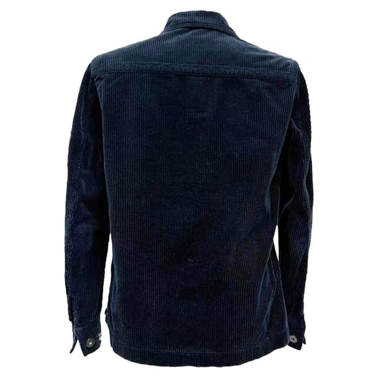 Meneer P. enkelvoudige jas met knoopsluiting in zwart corduroy. - Image 3