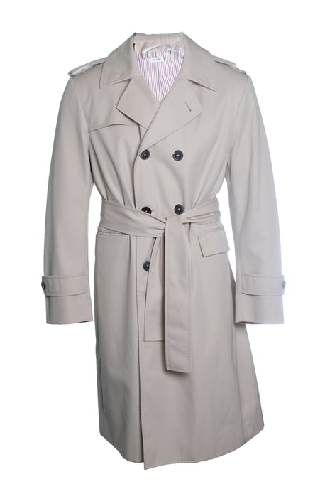 Thom Browne, beige trenchcoat - Image 1