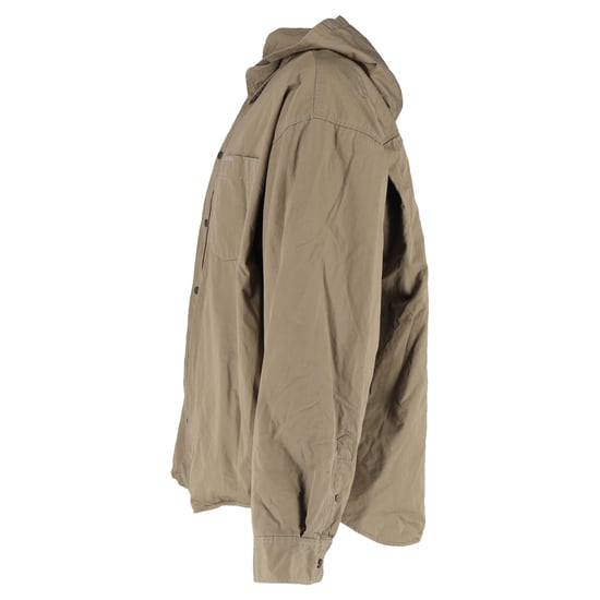 Balenciaga – Parkas med huva i beige bomull - Image 2