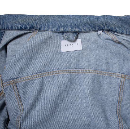 Sandro, denim jacket in light blue - Image 6