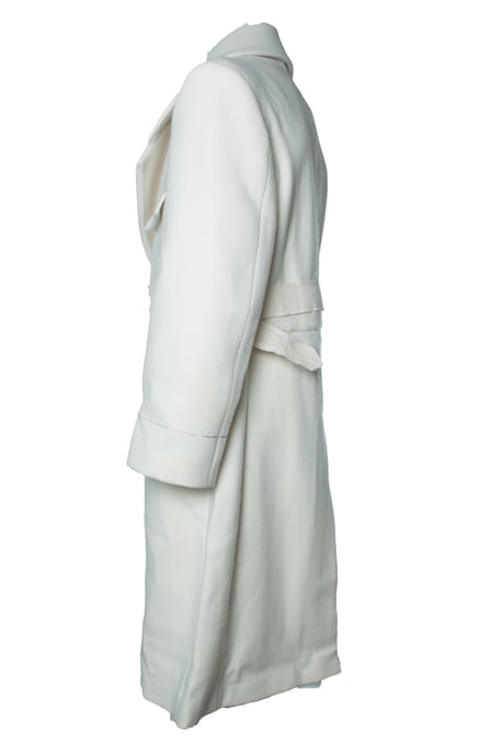 Maison Martin Margiela, Off-white Melton-jas - Image 2