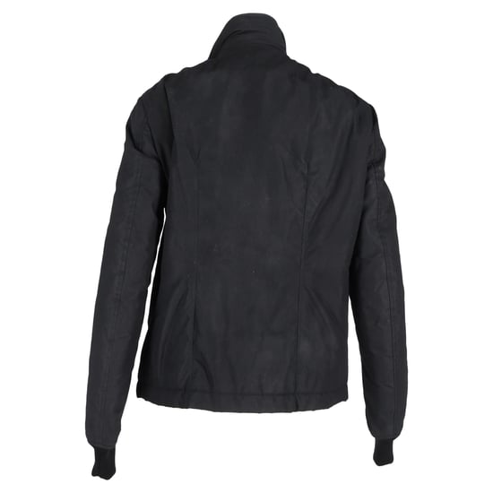 Rick Owens parka met rits in zwart katoen - Image 3