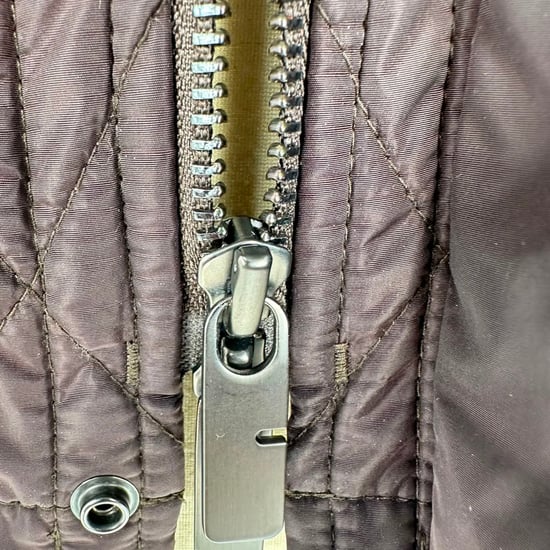 Burberry cropped gewatteerd jack in bruin polyamide - Image 5