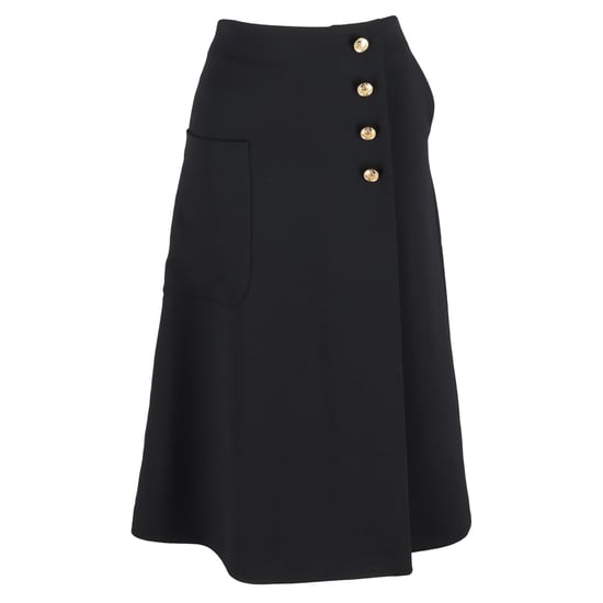 Mulberry midi-rok met knoopjes in zwart polyester - Image 1