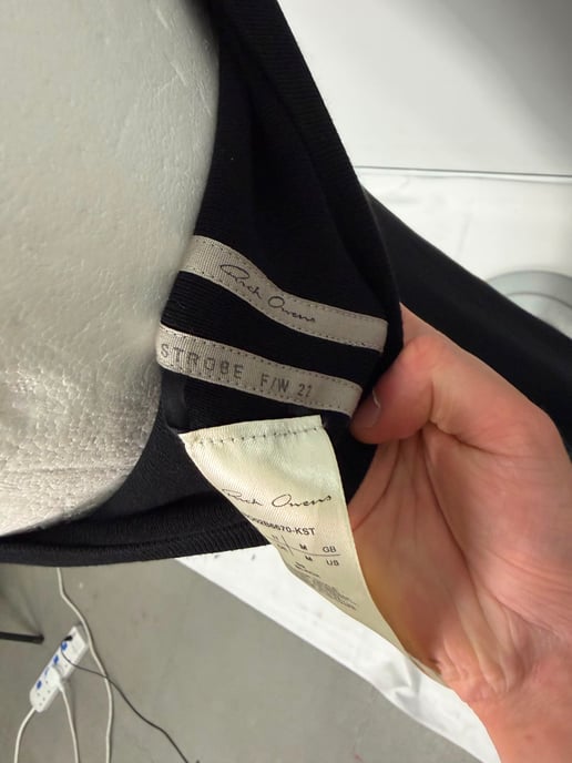 Rick Owens rechte maxi-rok in zwarte viscose - Image 6