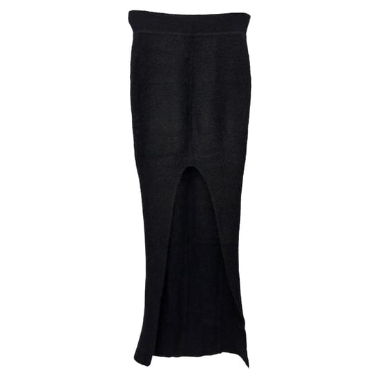Rick Owens Porterville Pillar maxi-rok in zwart kasjmier - Image 2