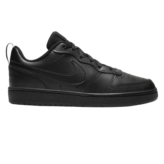 Nike Borough Low Recraft leren platte sneakers voor kinderen (Drievoudig zwart) - Image 1