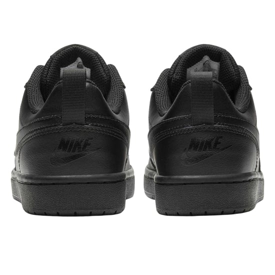 Nike Borough Low Recraft leren platte sneakers voor kinderen (Drievoudig zwart) - Image 2