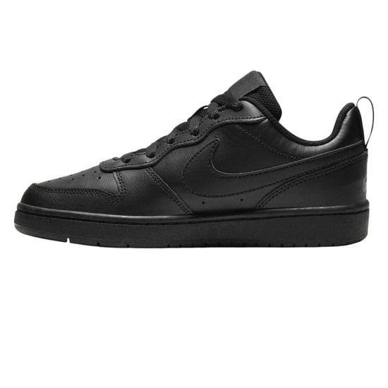 Nike Borough Low Recraft leren platte sneakers voor kinderen (Drievoudig zwart) - Image 3