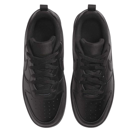 Nike Borough Low Recraft leren platte sneakers voor kinderen (Drievoudig zwart) - Image 4