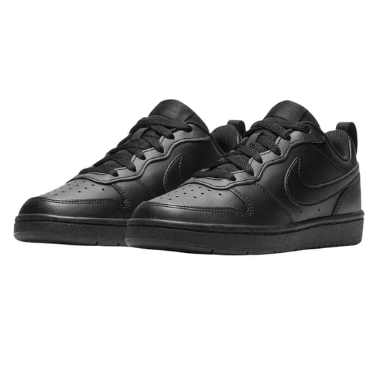 Nike Borough Low Recraft leren platte sneakers voor kinderen (Drievoudig zwart) - Image 5