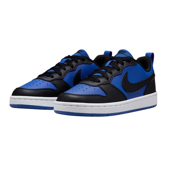 Nike Borough Low Recraft leren platte sneakers voor kinderen (Royaal Blauw, Zwart) - Image 5