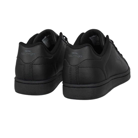 Slazenger Platte sneakers van essenhout voor kinderen (Zwart/Kool) - Image 2