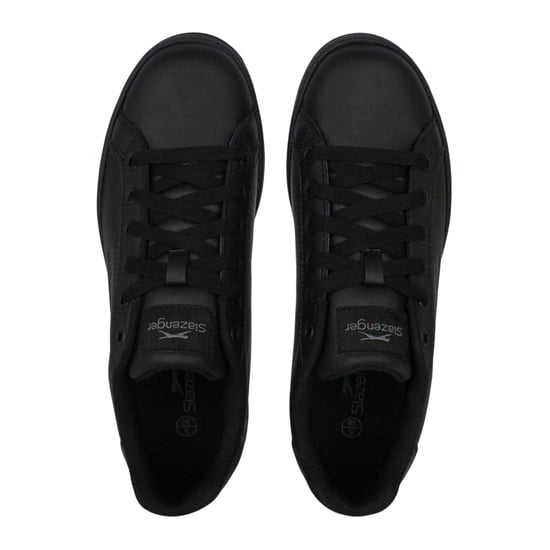 Slazenger Platte sneakers van essenhout voor kinderen (Zwart/Kool) - Image 4