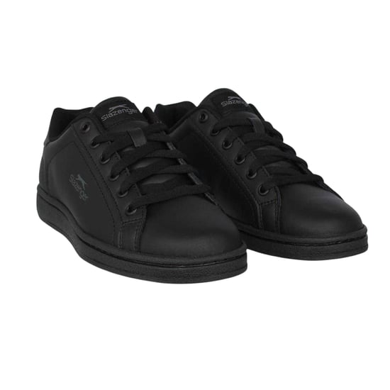 Slazenger Platte sneakers van essenhout voor kinderen (Zwart/Kool) - Image 5