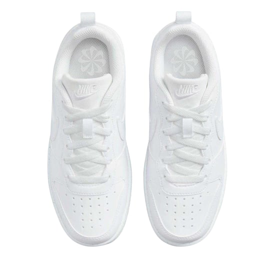 Nike Borough Low Recraft leren platte sneakers voor kinderen (Wit) - Image 4
