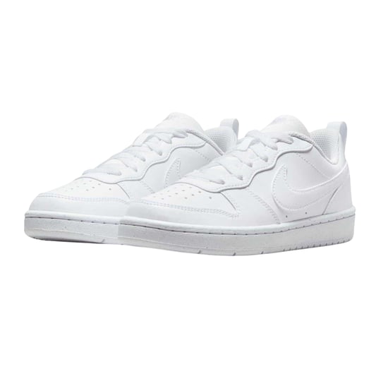 Nike Borough Low Recraft leren platte sneakers voor kinderen (Wit) - Image 5