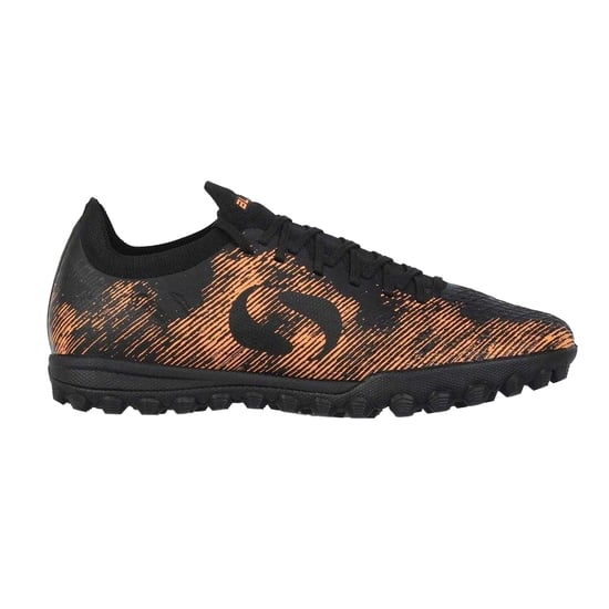 Sondico Blaze Astro Turf-sportschoenen voor kinderen (Zwart/Oranje) - Image 1