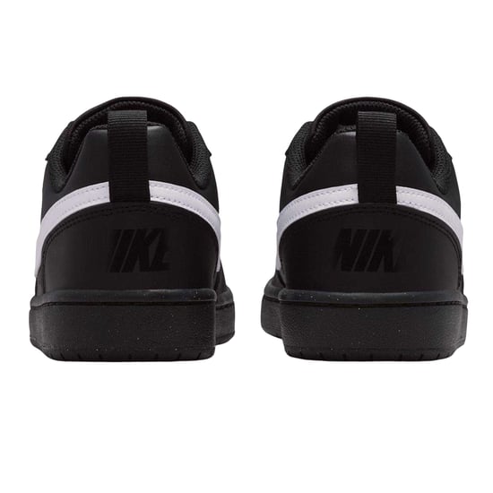 Nike Borough Low Recraft leren platte sneakers voor kinderen (Zwart, Wit) - Image 2