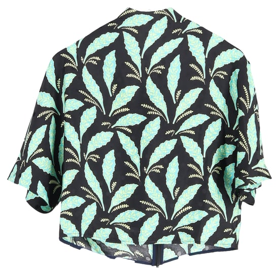 Top met bladprint van Diane Von Furstenberg in veelkleurige viscose. - Image 2