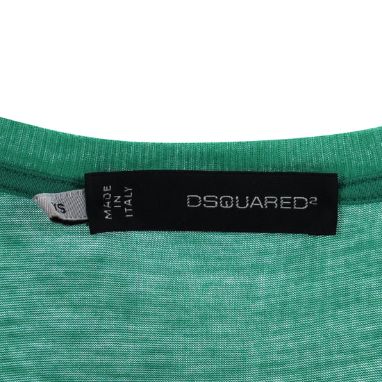 Dsquared2 Ärmlös Linne i Grönt Bomull - Image 4