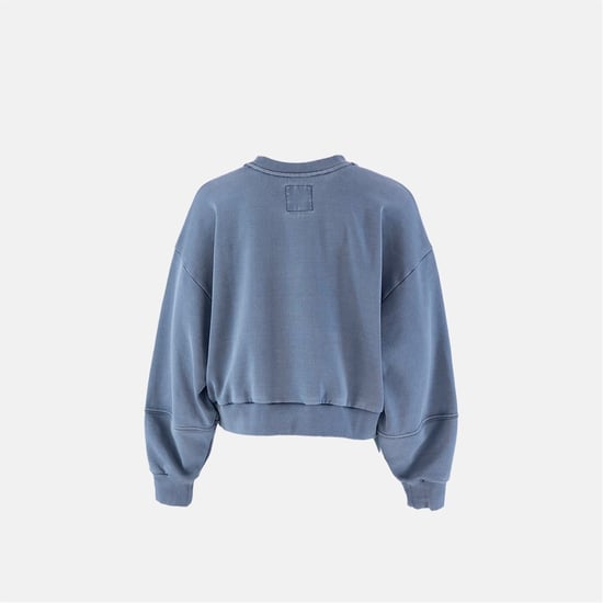Girls G Star Oversize Fit Crew Neck Drop Shoulder Sweatshirt in Salute - Image 2