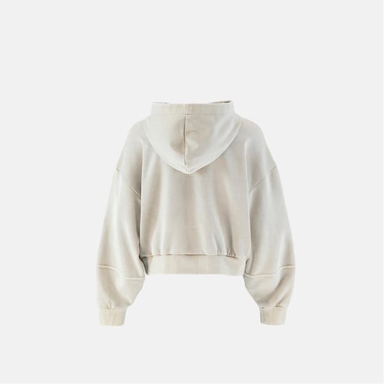 Girls G Star Oversize Fit Crew Neck Drop Shoulder Sweatshirt in Lt Buff Yellow - Image 2
